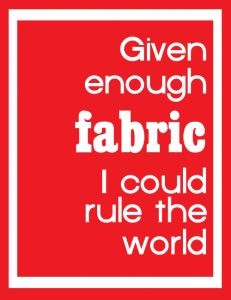 givenenoughfabric