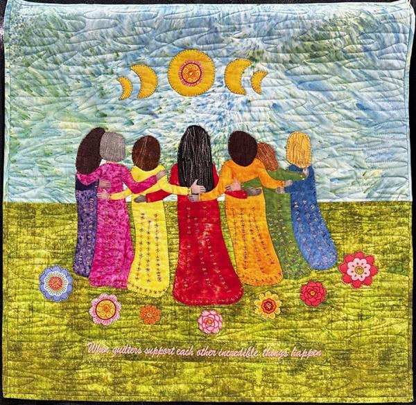24 Quilters Together With Love by Lynne S Hartman