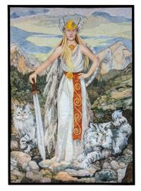 Freya Cats by Marilyn Belford