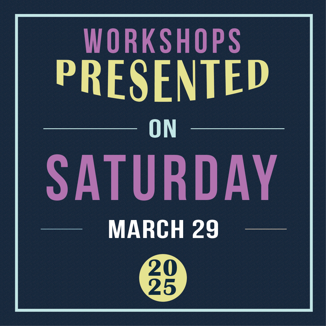 Saturday, March 29, 2025