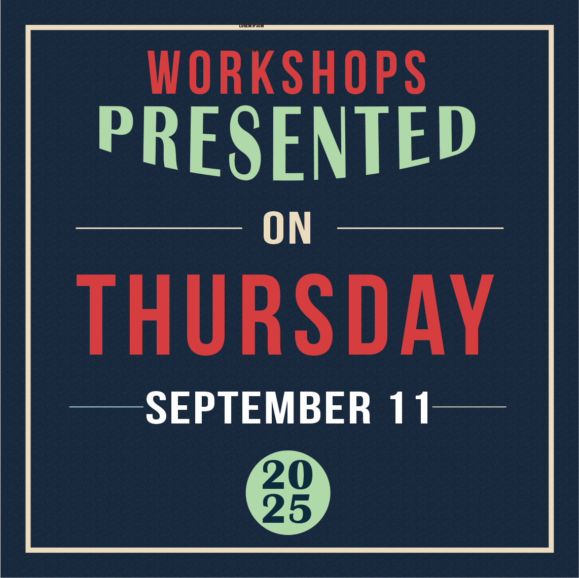 Thursday, September 11, 2025