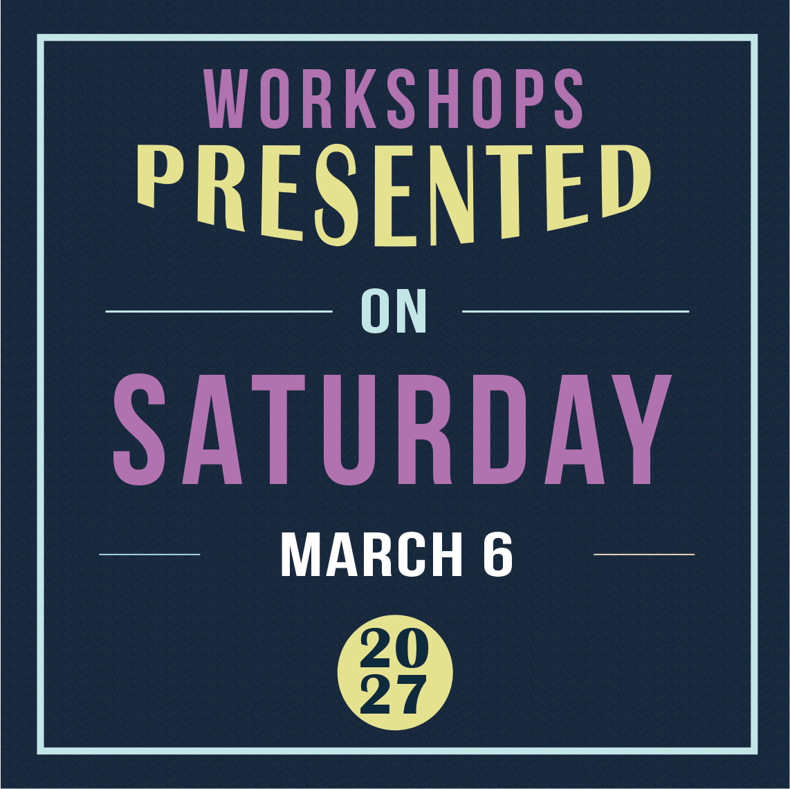 Saturday, March 6, 2027